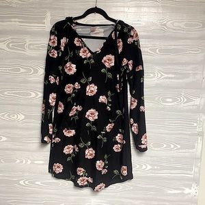 🌹🌺No Boundaries | Floral | Long | Sleeve | Hooded | Lightweight Sweater🌺🌹